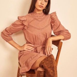 NWT Reformation Dinah Dress - Praline (S)